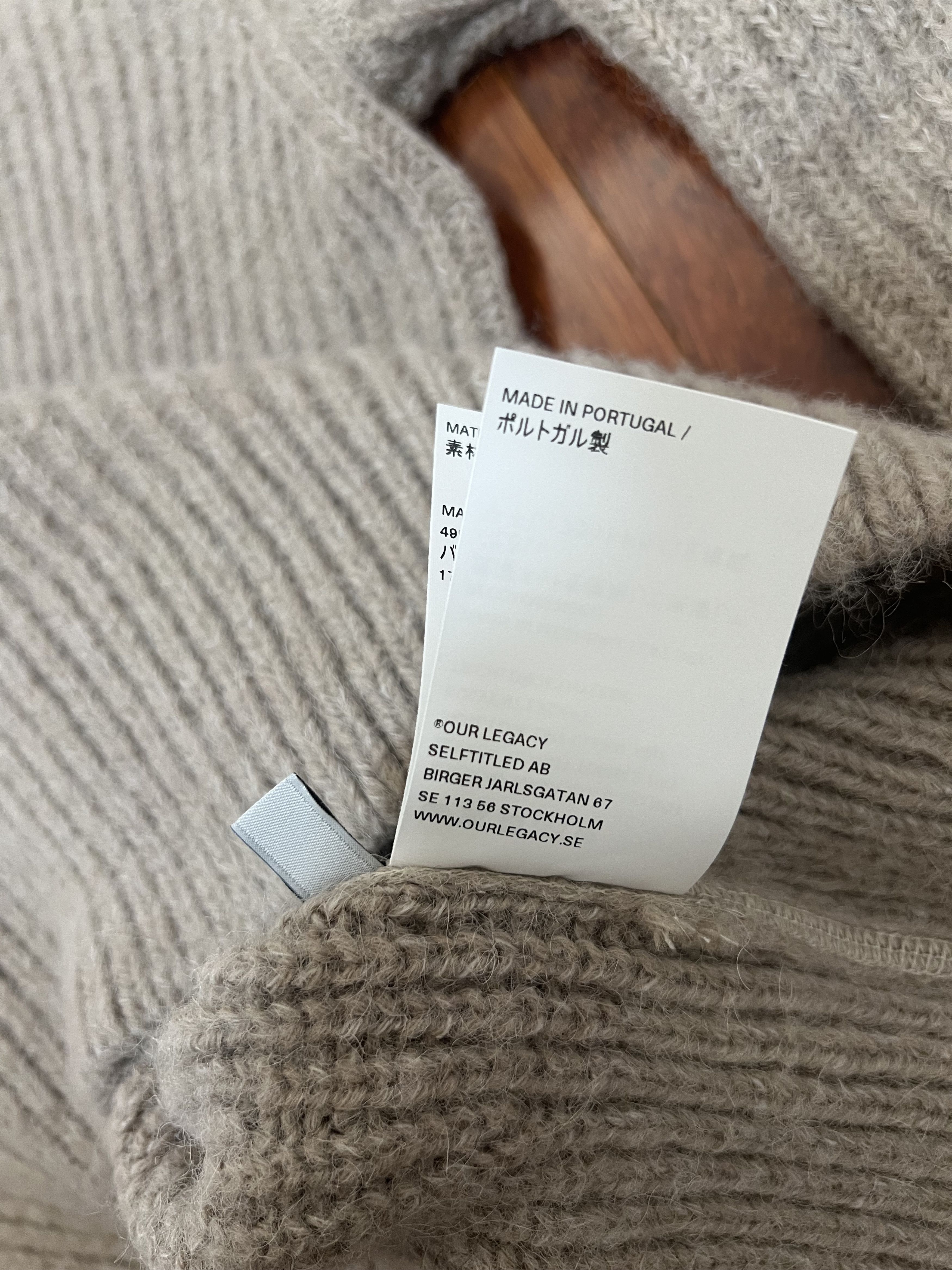Our Legacy 💚 2022 Our Legacy Submarine Rollneck Desert Snow Silk Wool Size US M / EU 48-50 / 2 - 14 Thumbnail