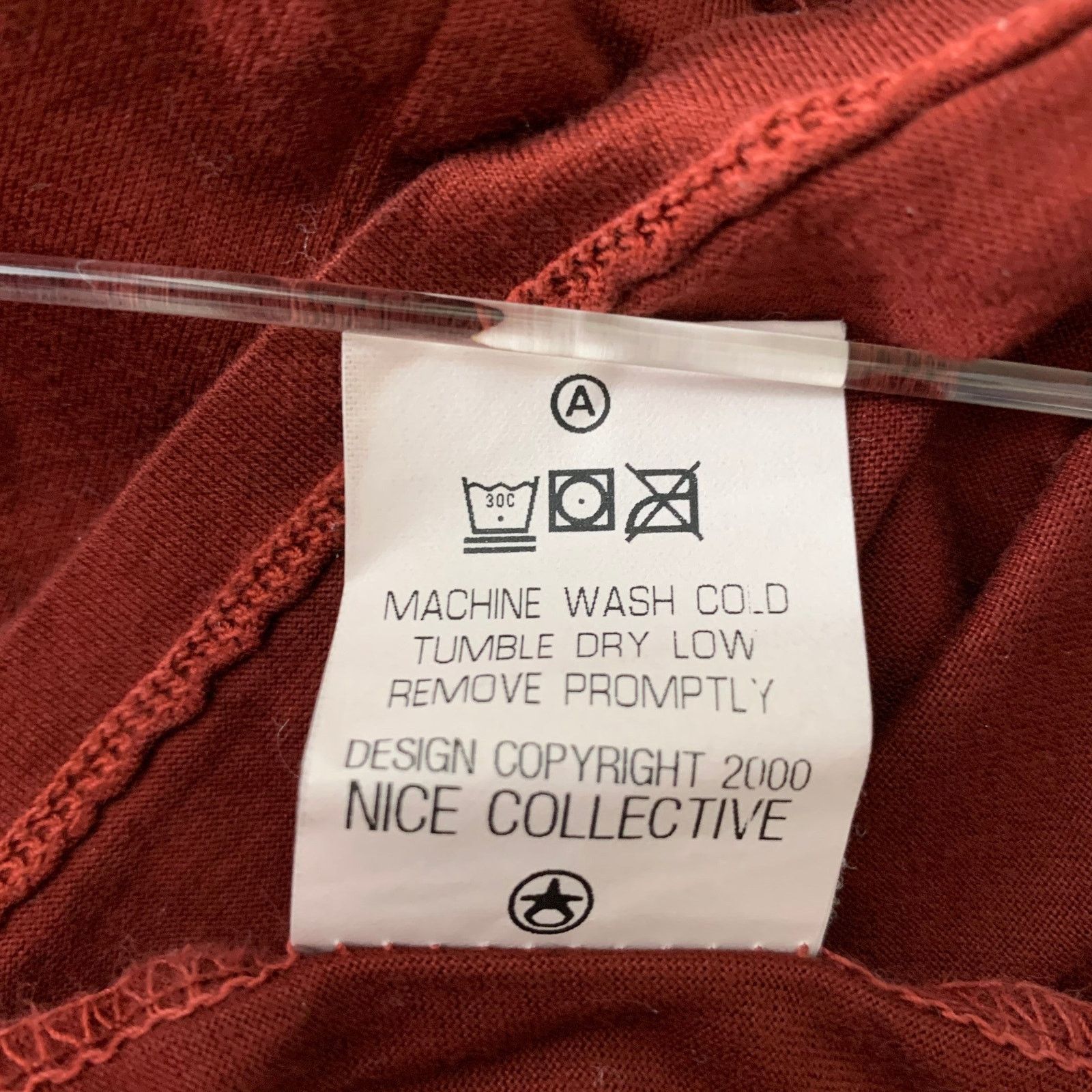 Nice Collective NICE COLLECTIVE Size XL Red Cotton Classic T-shirt Size US XL / EU 56 / 4 - 6 Thumbnail