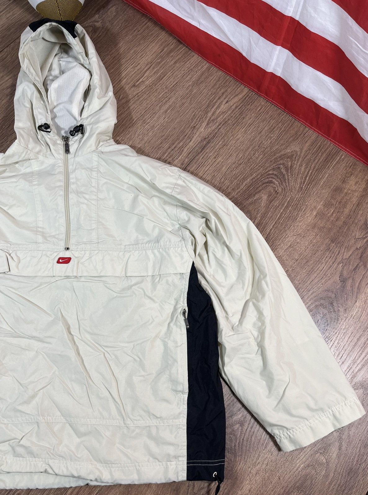 Nike Vintage Nike Nylon Anorak Jacket 90s Size US S / EU 44-46 / 1 - 3 Thumbnail