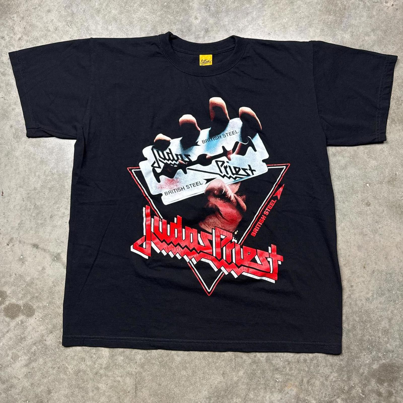 Other Rock Band Judas Priest British Steel Hand Vintage Y2k TShirt Size US XL / EU 56 / 4 - 1 Thumbnail