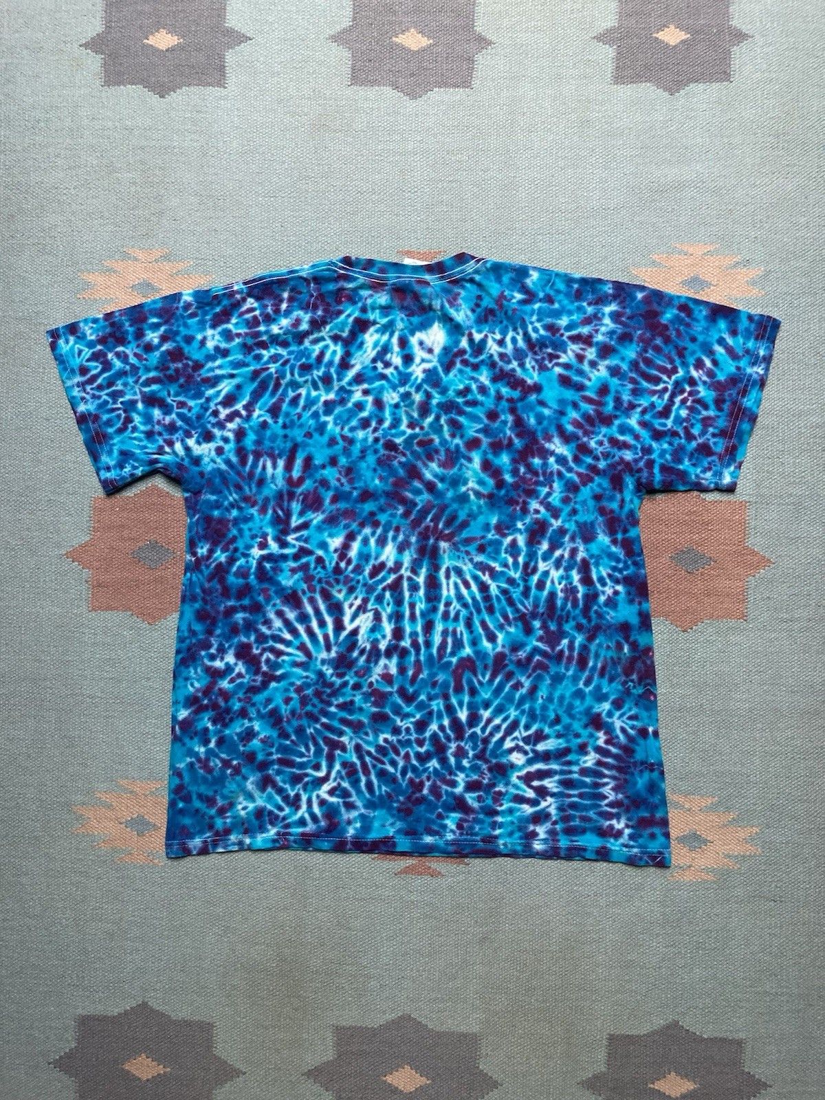 Vintage Vtg tie dye t shirt fruit of the loom hippie cotton medium Size US M / EU 48-50 / 2 - 4 Thumbnail