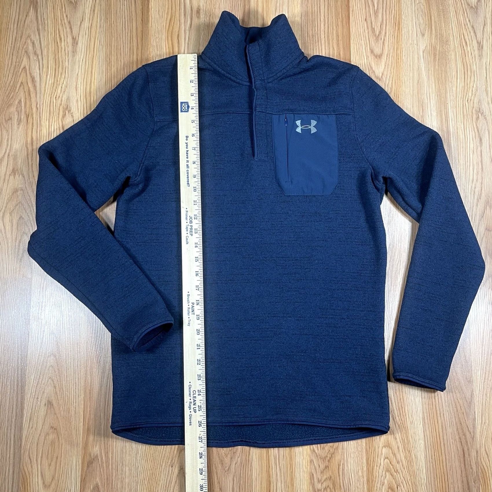 Polo Ralph Lauren Under Armour Sweater Mens M Medium Coldgear Henley Fleece Active Pullover Size US M / EU 48-50 / 2 - 3 Thumbnail