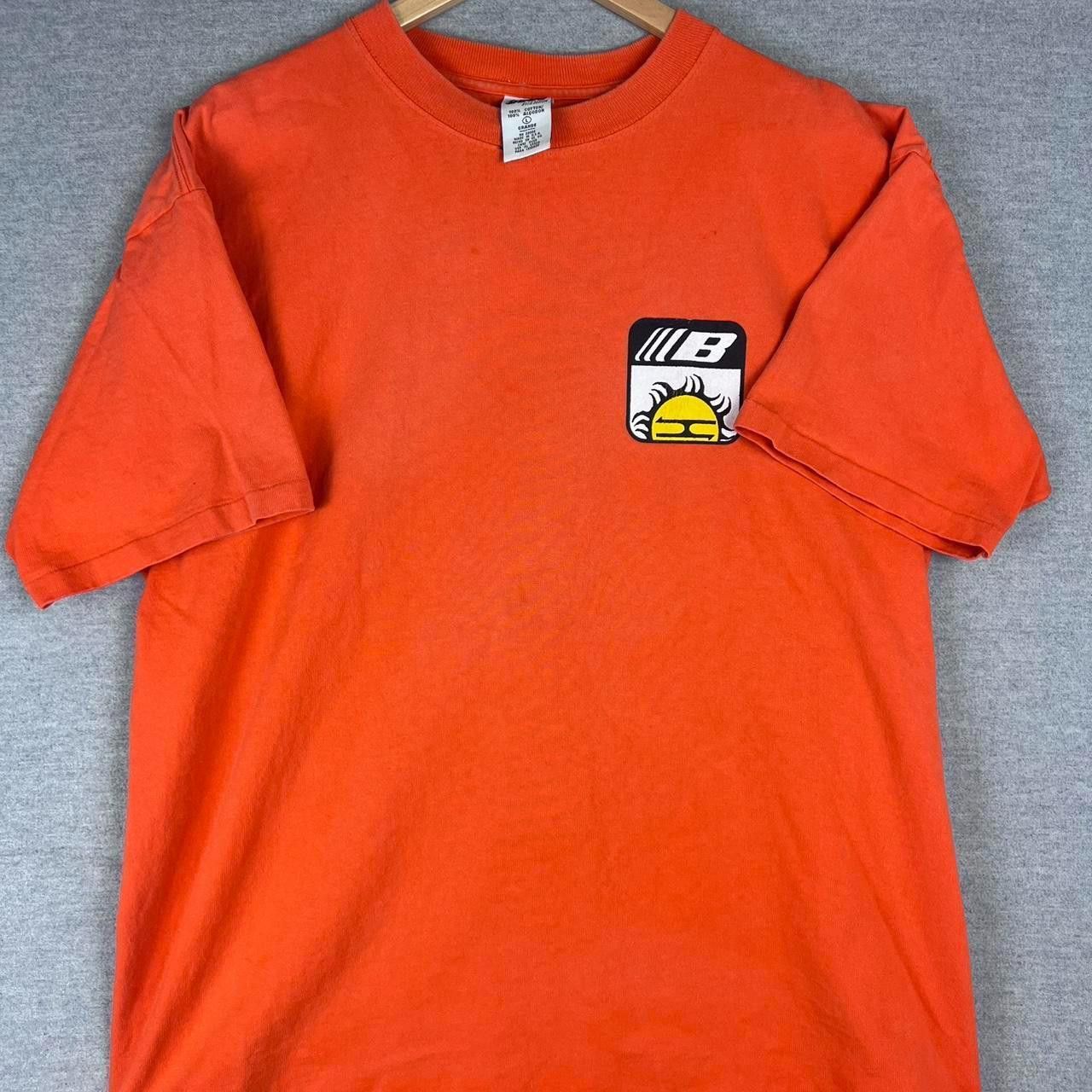 Vintage vintage 90s hugo boss tee orange size L Size US L / EU 52-54 / 3 - 2 Thumbnail