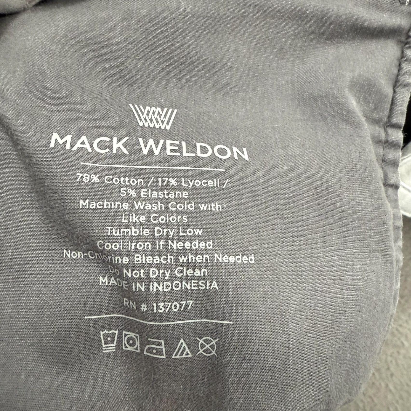 Vintage Mack Weldon Chino Pants Mens 36x32 Light Gray Stretch Lyocell Blend Casual Size US 36 / EU 52 - 4 Thumbnail