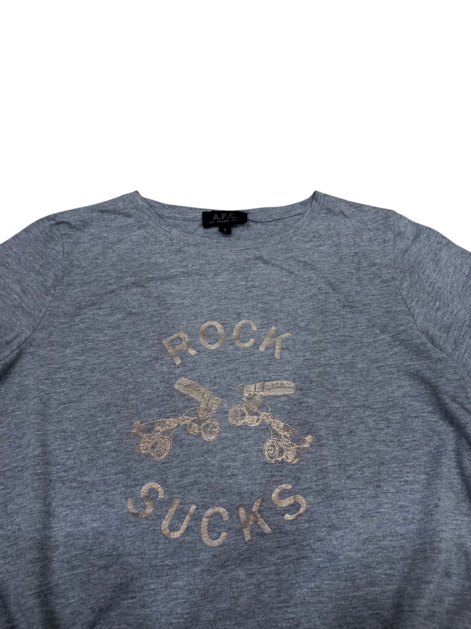 A.P.C. A.P.C. Designer "Rock Sucks" Top Size S / US 4 / IT 40 - 2 Thumbnail