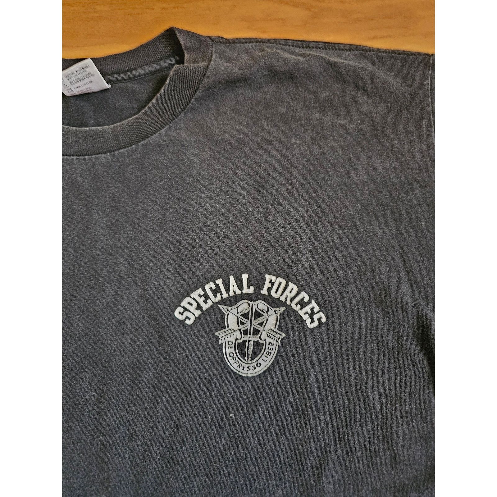 Other 90s Special Forced De Opresso Liber Black T-Shirt Sz XL Size US XL / EU 56 / 4 - 2 Thumbnail