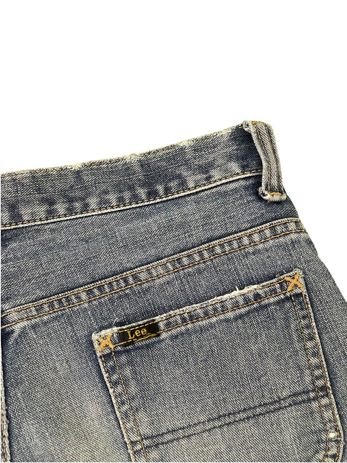 Lee Flare Jeans Lee Japan Distress Low Rise Boot Cut 8🟦6 Size US 31 - 18 Thumbnail