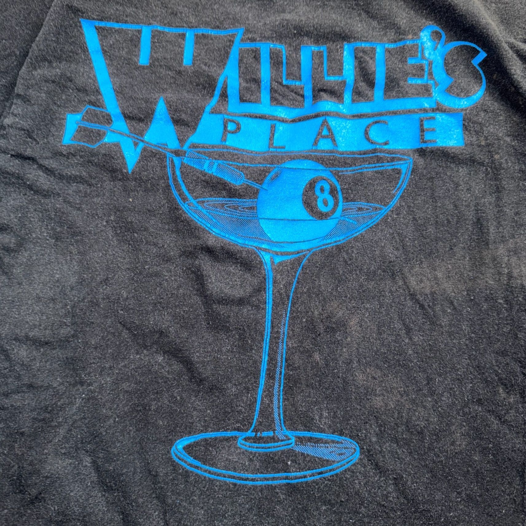 Vintage VINTAGE Willies Place T Shirt Willie Nelson Music Bar Promo Rare 1980s Texas Black Crew Neck Short Sleeve Men S Vintage Graphic Print 70s 80s 90s Size US S / EU 44-46 / 1 - 2 Thumbnail