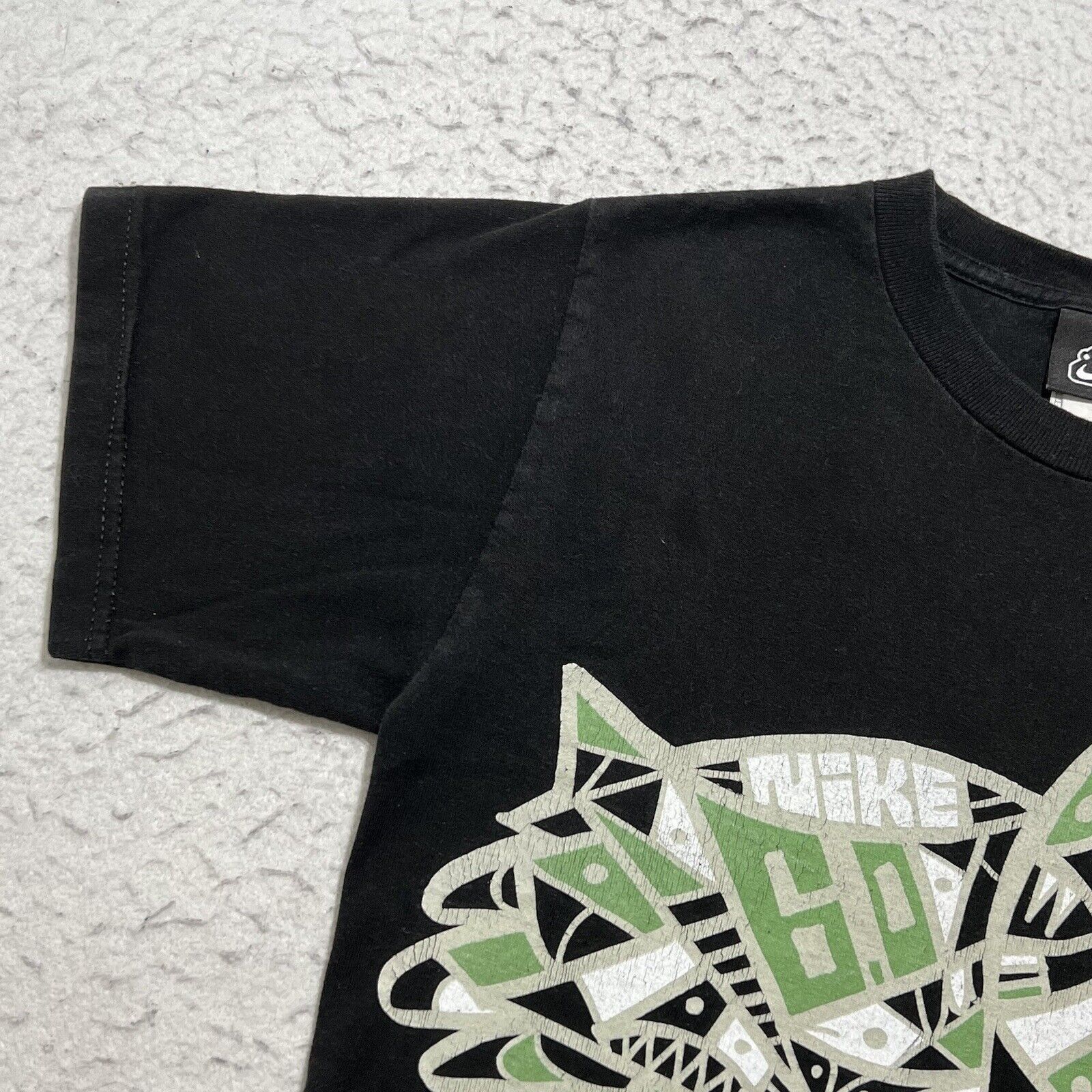 Nike Nike 6.0 Short Sleeve Tee Black & Green Logo Graphic T Shirt Size S / US 4 / IT 40 - 5 Thumbnail