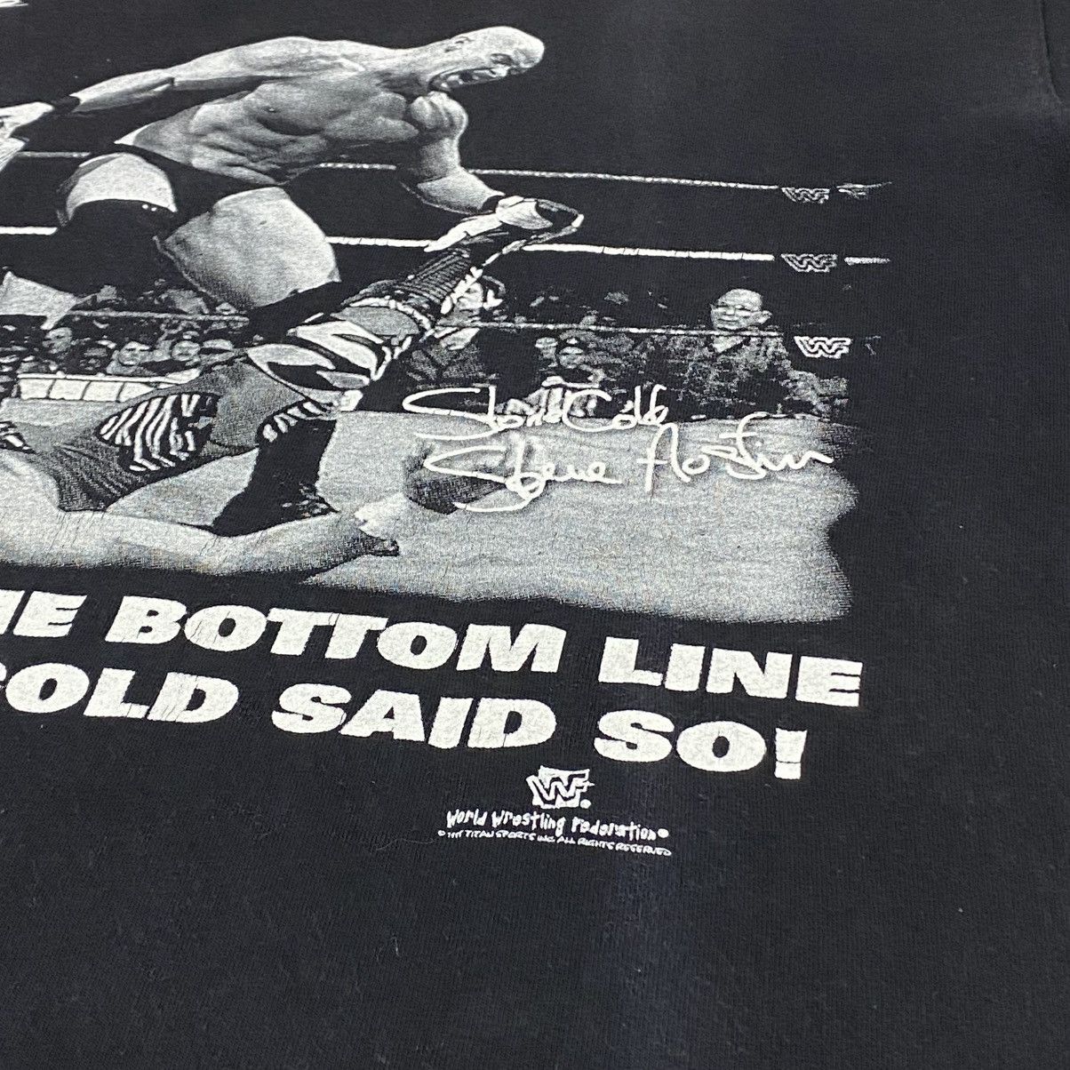 Alstyle × Vintage × WWF Vintage 90's wwf wrestling stone cold steve austin Size US L / EU 52-54 / 3 - 3 Thumbnail