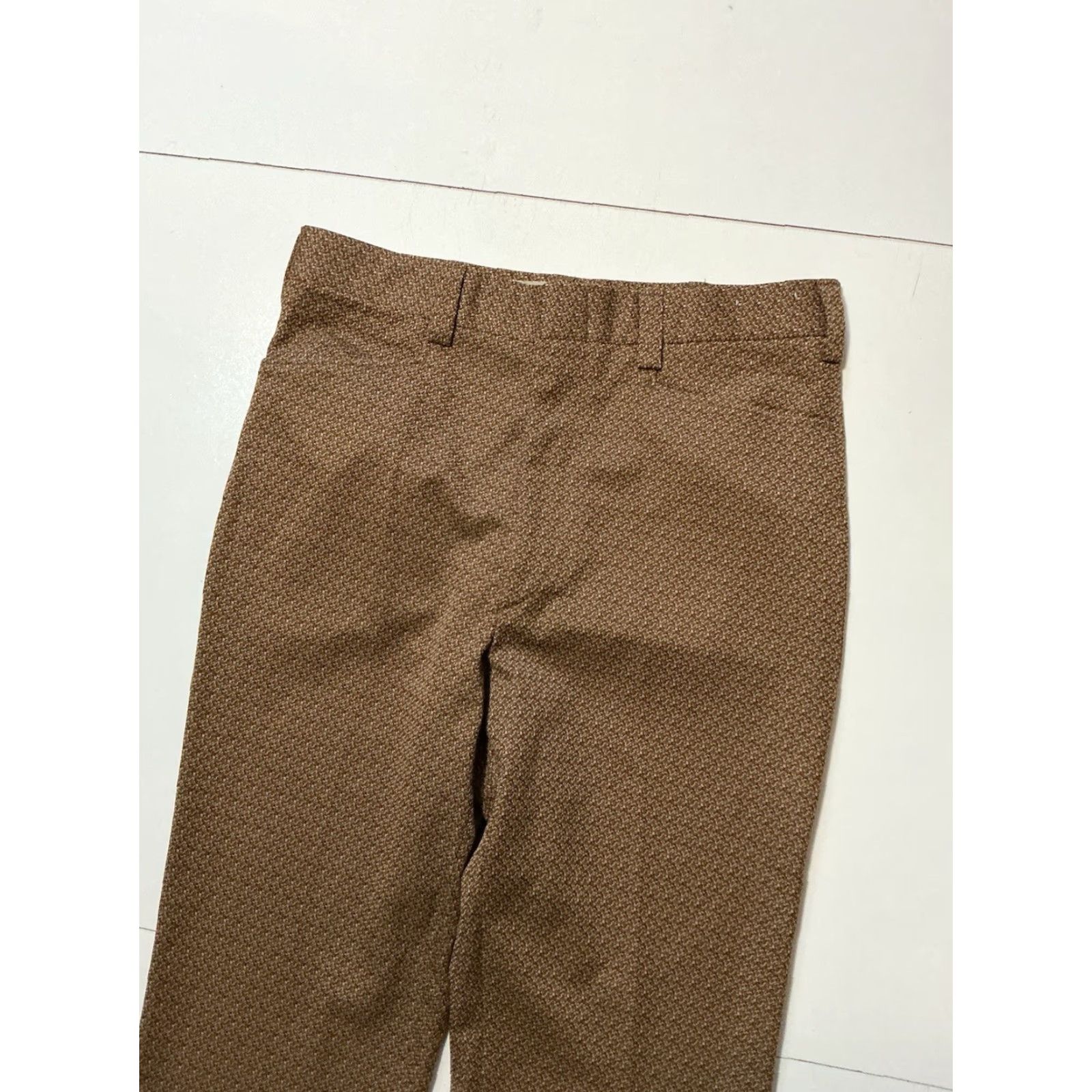 Etro VINTAGE 1970s Mod Groovy Retro Flare Leisure Pattern Print Disco Polyester Pants Unbranded 34W 28Inseam Mens? Womens? Size US 34 / EU 50 - 4 Thumbnail