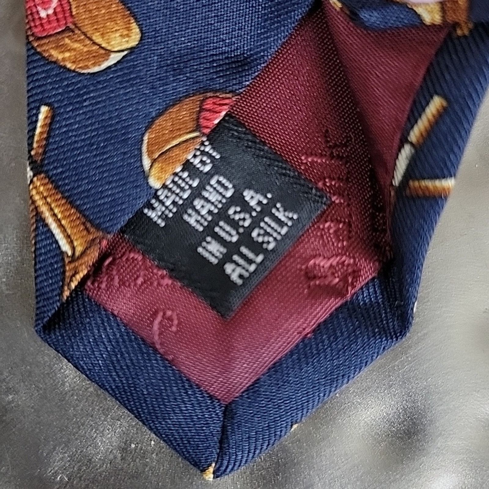 Jos. A. Bank Jos A. Bank Executive Golf Caddy Theme Handmade Silk Tie Size ONE SIZE - 5 Thumbnail