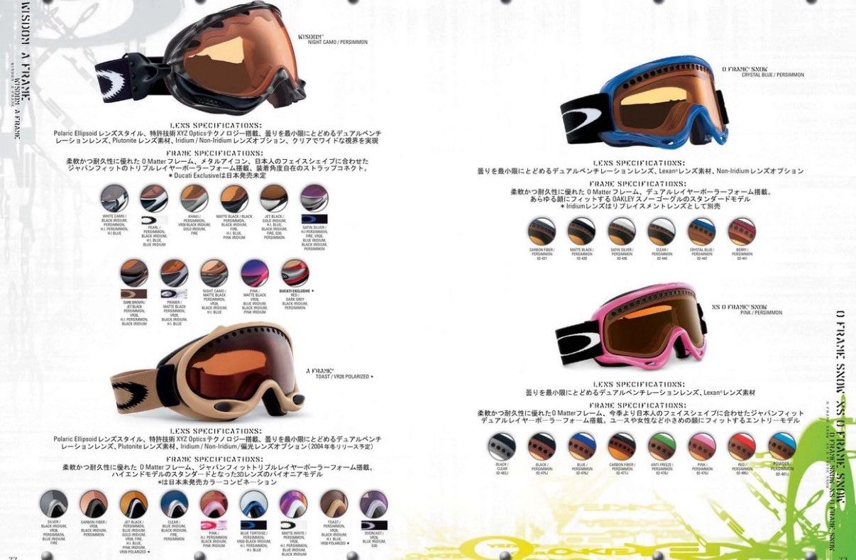 Oakley Oakley Wisdom Goggles 2004 Vintage Oakley Winter Snow Japan Size ONE SIZE - 7 Thumbnail