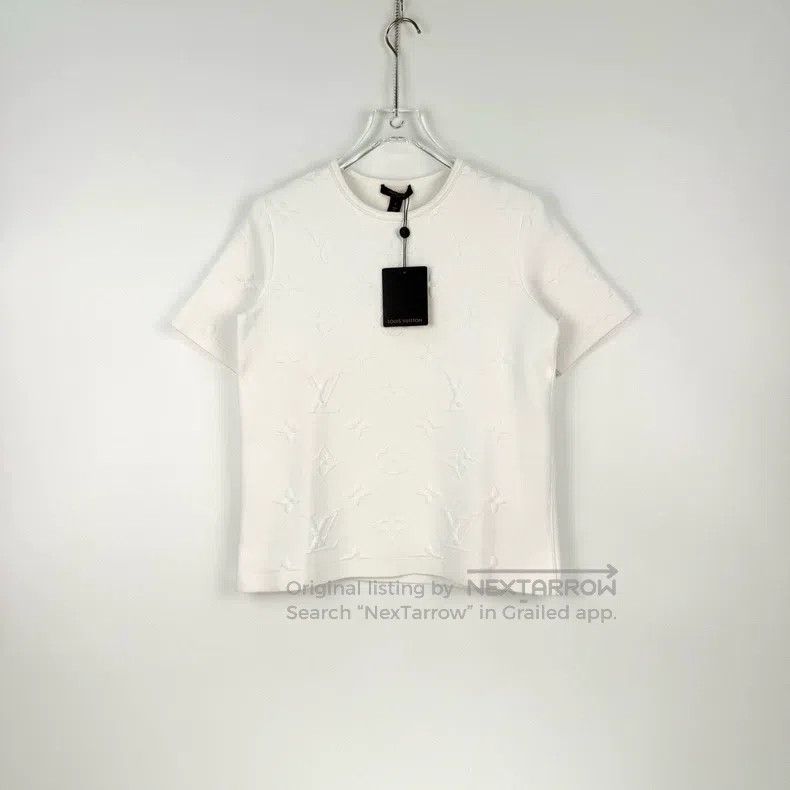 Louis Vuitton Louis Vuitton White full logo short sleeve Size US S / EU 44-46 / 1 - 3 Thumbnail