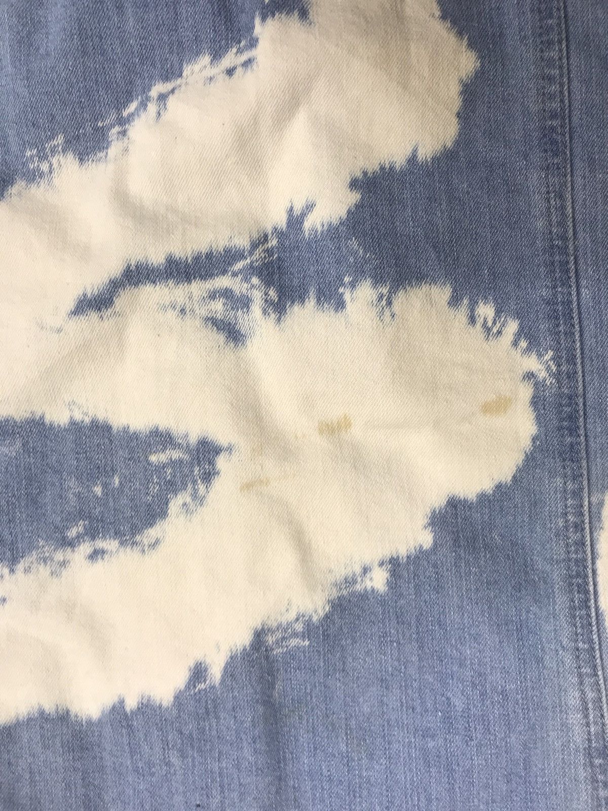 Japanese Brand 💥DENIM ART💥CavariA Rare Bleached Japan Trucker Denim F229 Size US XL / EU 56 / 4 - 17 Thumbnail