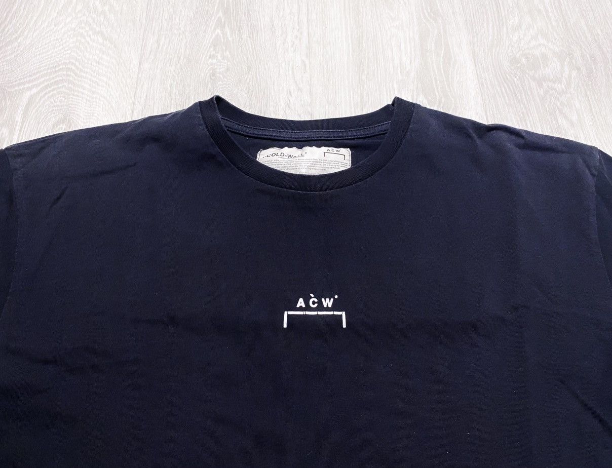 A-COLD-WALL* A-COLD-WALL ACW Samuel Ross Big Logo Black T-shirt Size US L / EU 52-54 / 3 - 7 Thumbnail
