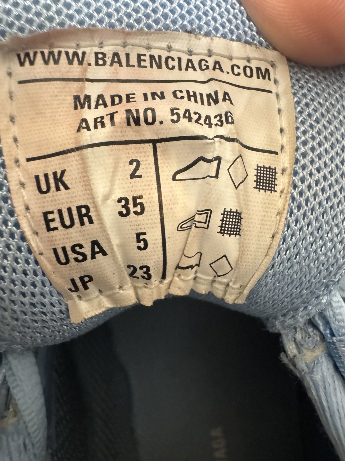 Balenciaga Womens Balenciaga Track Sneakers Size US 5 / IT 35 - 6 Thumbnail
