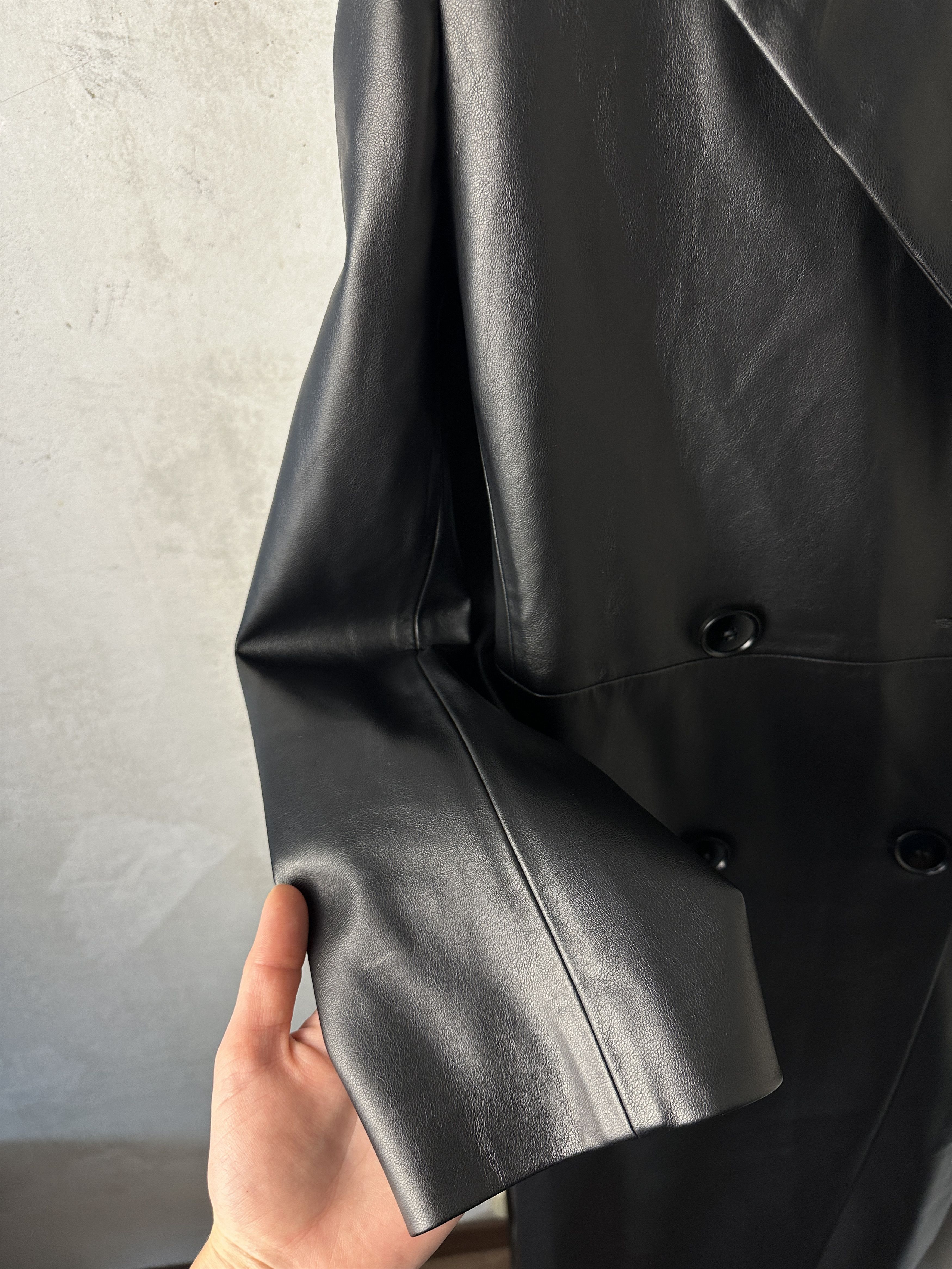 Other Vegan Leather Long Coat Size S / US 4 / IT 40 - 10 Thumbnail