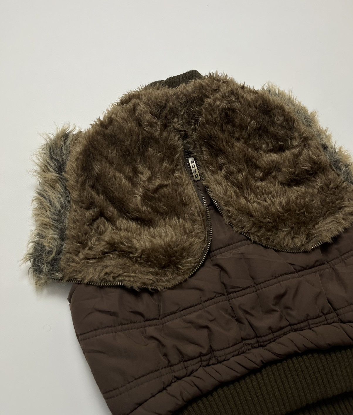 Hysteric Glamour × Undercover Military LGB If Six Was Nine Style Faux Fur Zip Vest Jacket Size US S / EU 44-46 / 1 - 11 Thumbnail