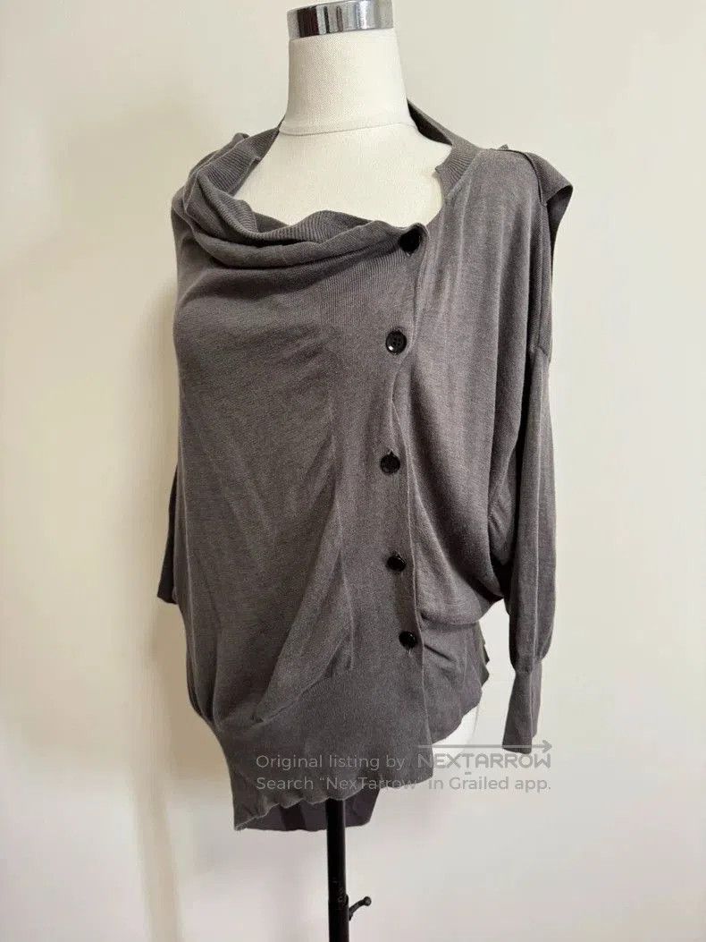 Yohji Yamamoto Y's Asymmetric Knit Top