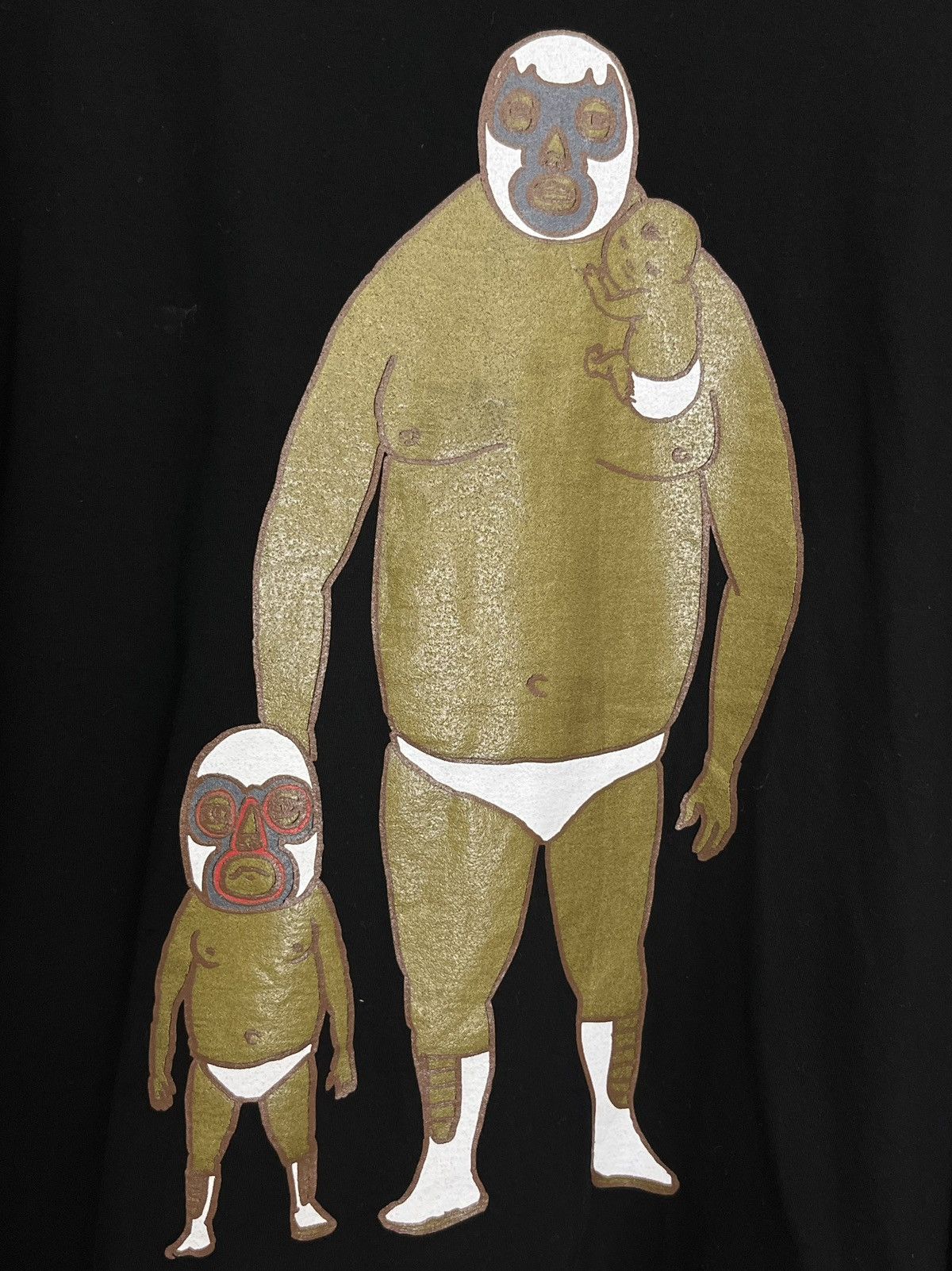 Vintage × WWE 🔥DOPE💥Vintage ”I’M WRESTLER WHOM DOTES ON A CHILD” Shirt Size US M / EU 48-50 / 2 - 1 Thumbnail