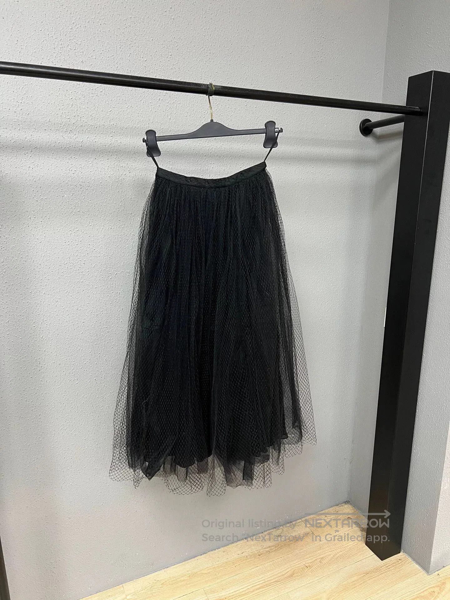 Dior Dior Classic Black Tulle Skirt. Size 35" - 2 Thumbnail