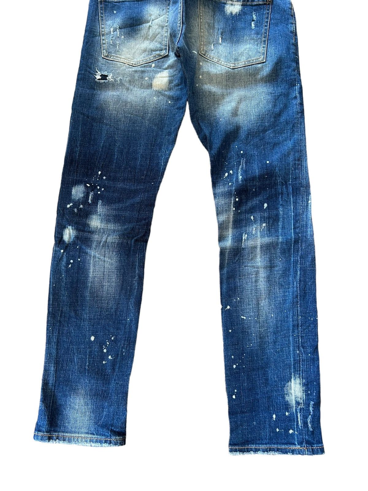 Dsquared2 DSQUARED2 disteressed denim stretch jeans made in italy Size US 32 / EU 48 - 6 Thumbnail