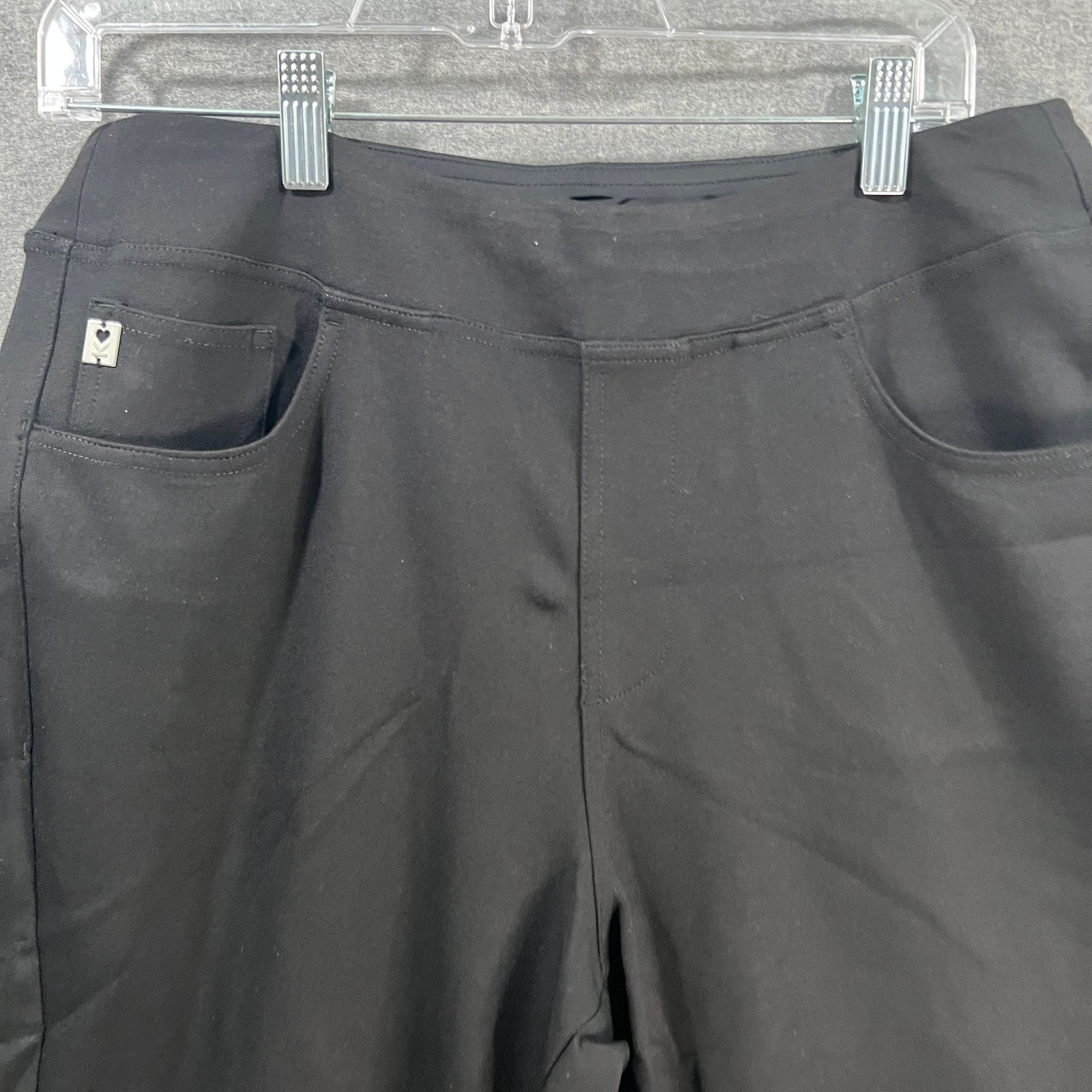 Other Belle by Kim Gravel Tall Ponte 5 Pocket Slim Cropped Pants Size 34" / US 12 / IT 48 - 8 Thumbnail