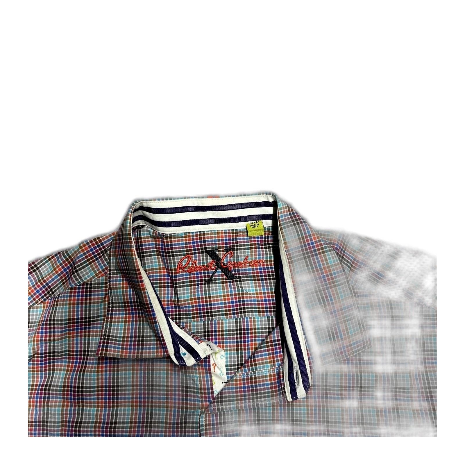Robert Graham Robert Graham X Button Up Shirt Long Sleeve Flip Cuffs Mens Size US XXL / EU 58 / 5 - 2 Thumbnail