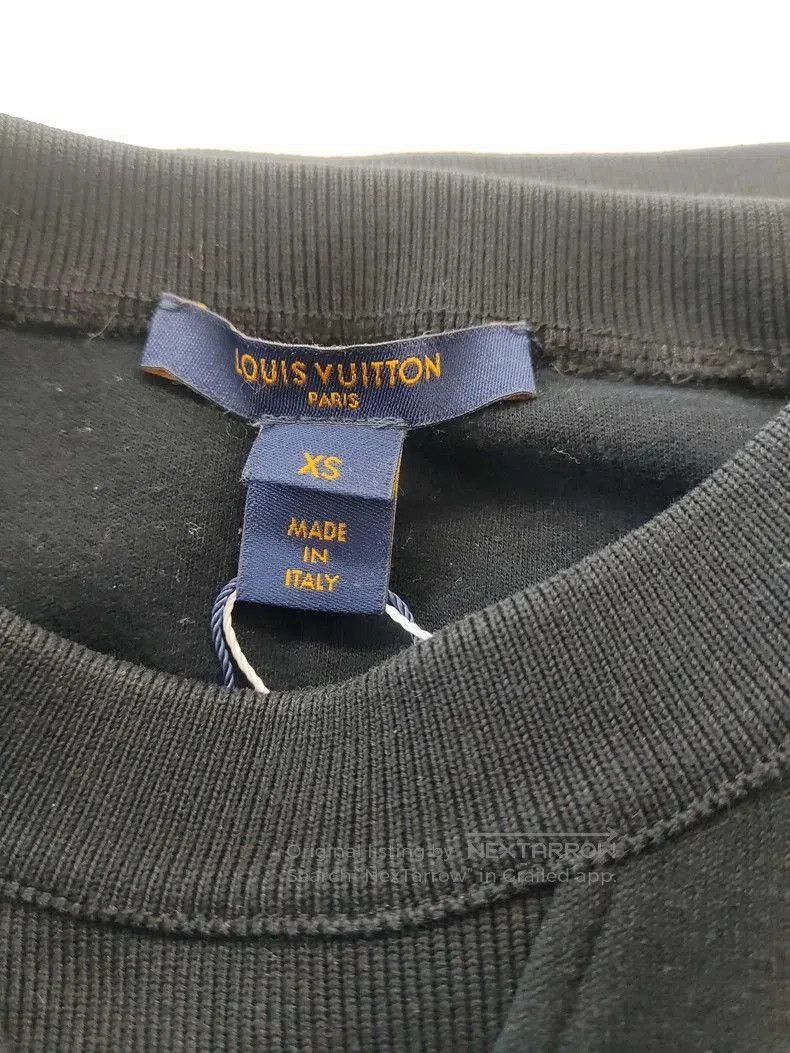Louis Vuitton LV Black Crewneck Sweatshirt XS. Size US XS / EU 42 / 0 - 3 Thumbnail