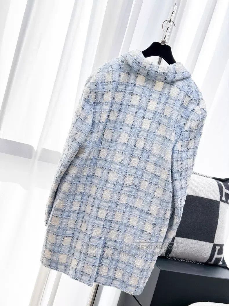 Chanel Chanel Sequin beaded plaid long-sleeved woven tweed long-s Size XS / US 0-2 / IT 36-38 - 3 Thumbnail