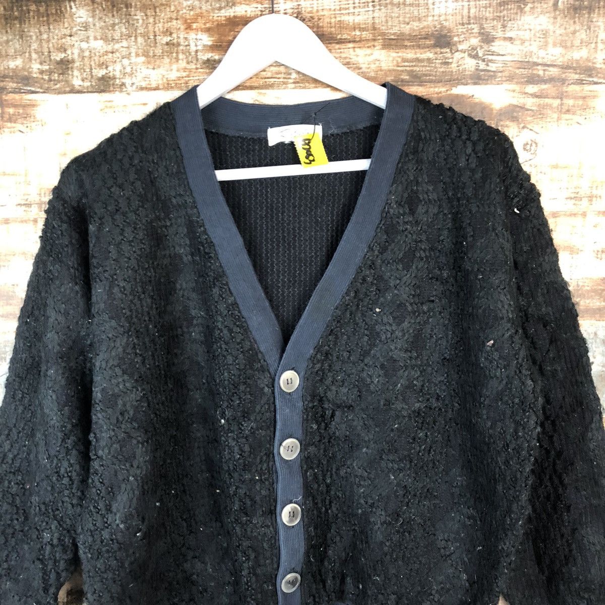 Japanese Brand Rocio Black Cardigan Knitwear vintage #A2052 Size US S / EU 44-46 / 1 - 5 Thumbnail
