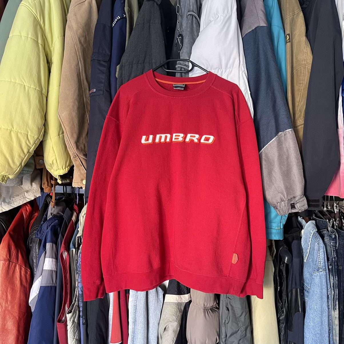 Umbro Umbro Embroidered Logo Oversized Sweatshirt Vintage 90s Size US XL / EU 56 / 4 - 6 Thumbnail