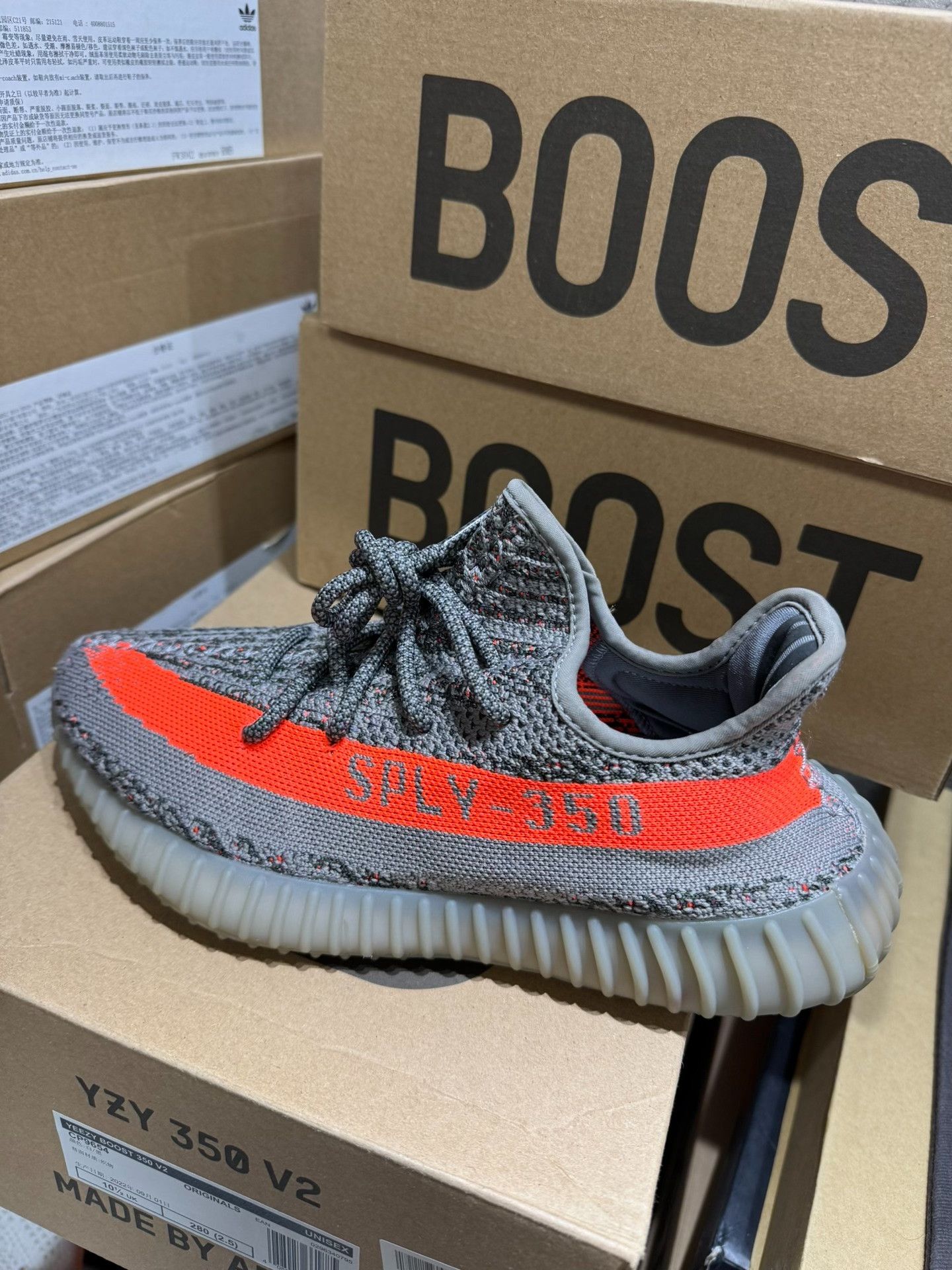 Adidas Adidas YEEZY350 Gray Lowtop Sneakers 40 Men Size US 7.5 / EU 40-41 - 1 Thumbnail