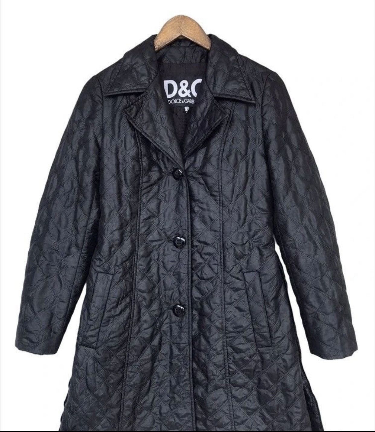 Dolce & Gabbana Dolce&Gabbaba Quilted Coat Jacket Size S / US 4 / IT 40 - 3 Thumbnail