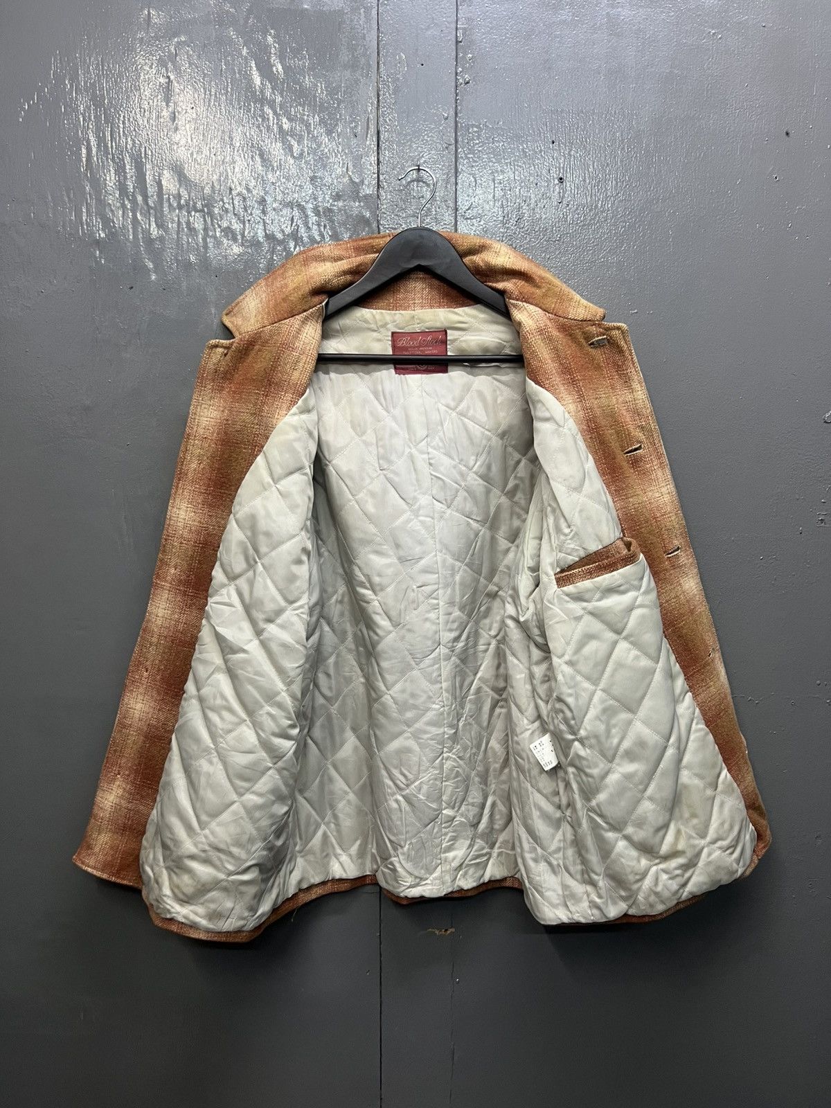 Vintage Vintage Blood Stock Wool Plaid Tartan Jacket Size US M / EU 48-50 / 2 - 6 Thumbnail