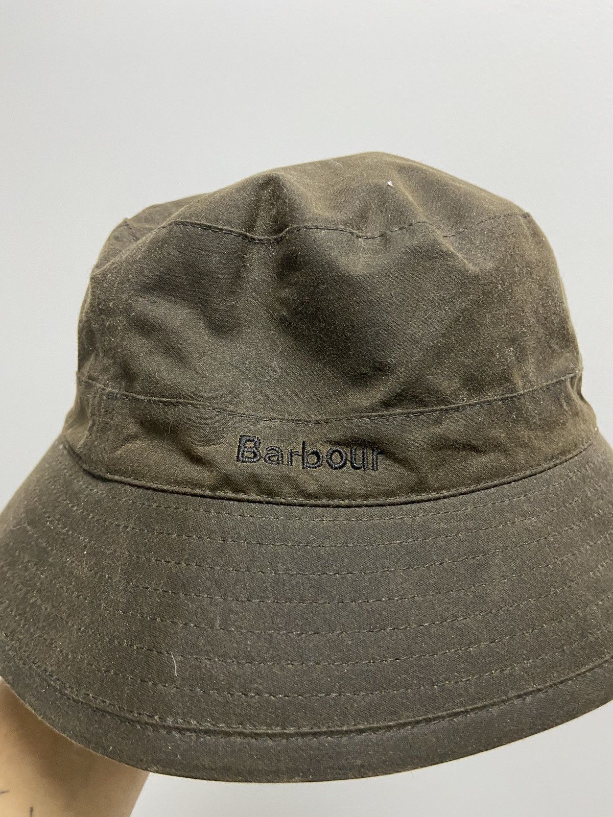 Barbour × Vintage Barbour Panama Hat Vintage Small Logo Burberry Check Size ONE SIZE - 2 Thumbnail