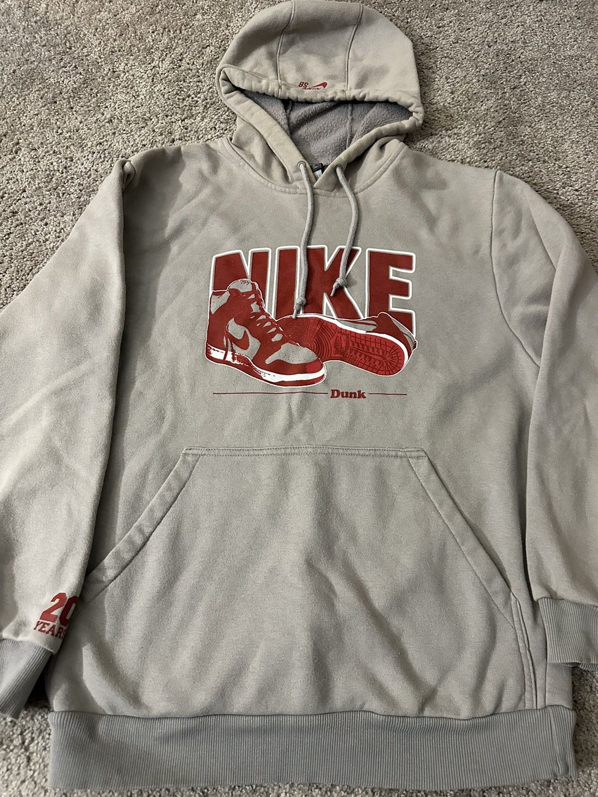 image of Nike Sb Be True To Your School Unlv Hoodie in Grey, Men's (Size Medium)