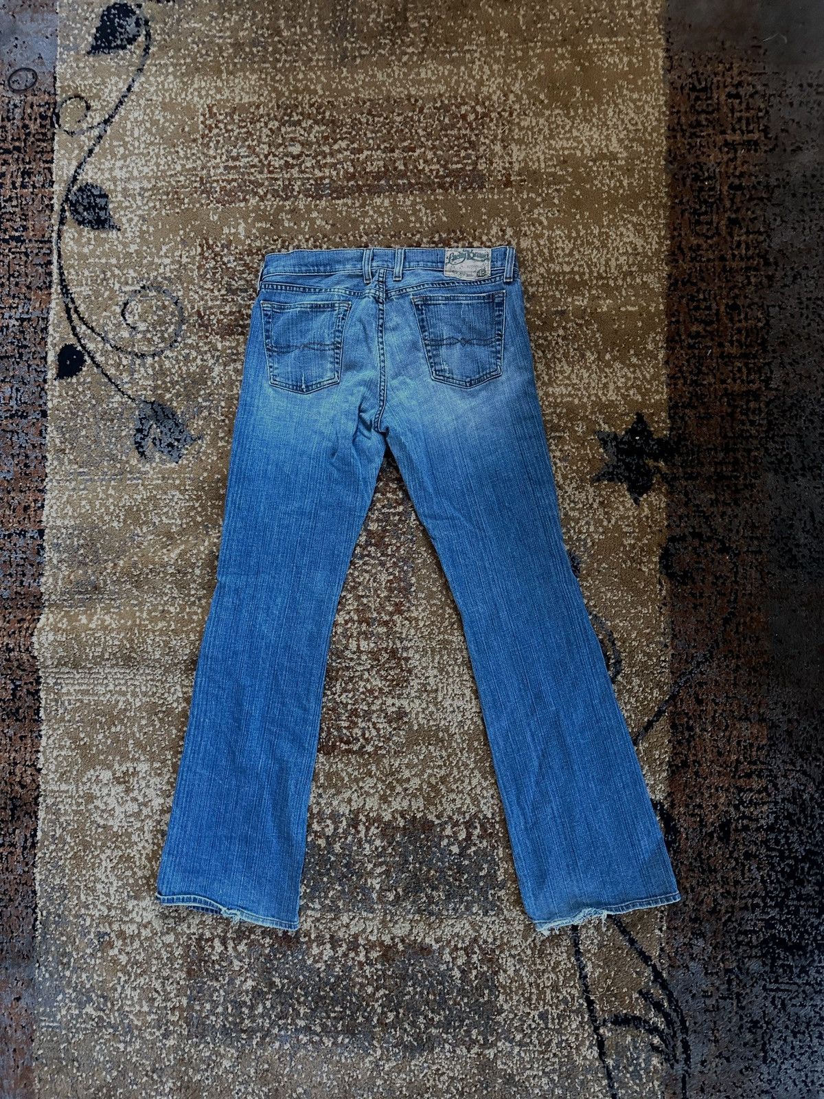 Lucky Brand RARE vintage lucky brand low rise flared leg jeans Size 32" / US 10 / IT 46 - 3 Thumbnail