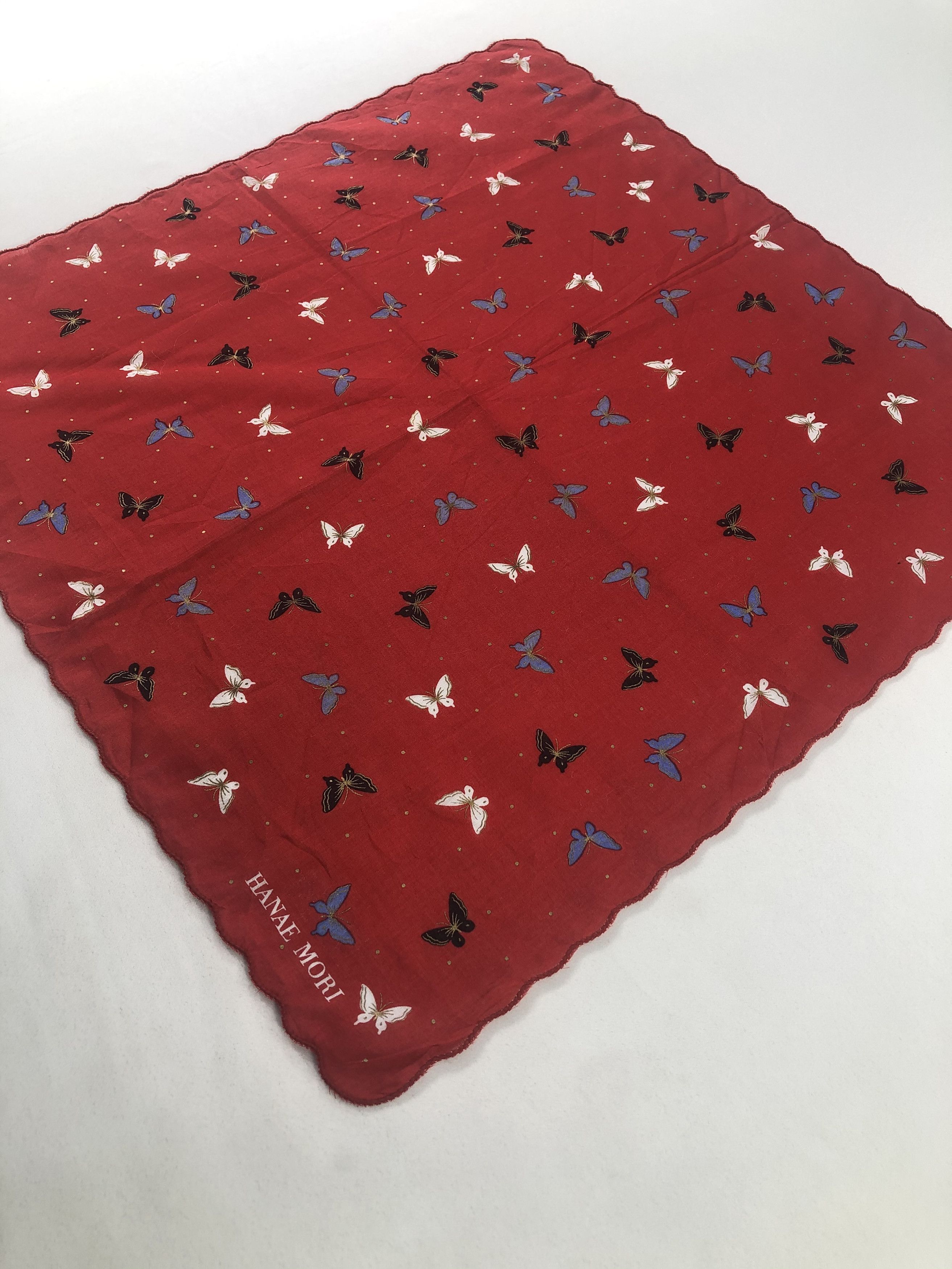 Hanae Mori × Japanese Brand × Vintage Hanae Mori Handkerchief / Bandana / Neckerchief Size ONE SIZE - 3 Thumbnail