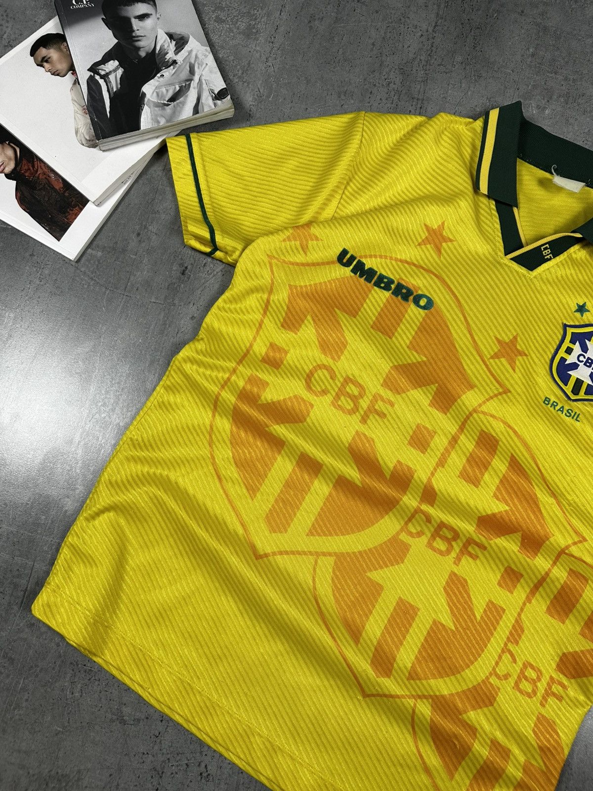 Umbro Vintage soccer jersey Brazil ROMARIO 11 Umbro Size US S / EU 44-46 / 1 - 4 Thumbnail