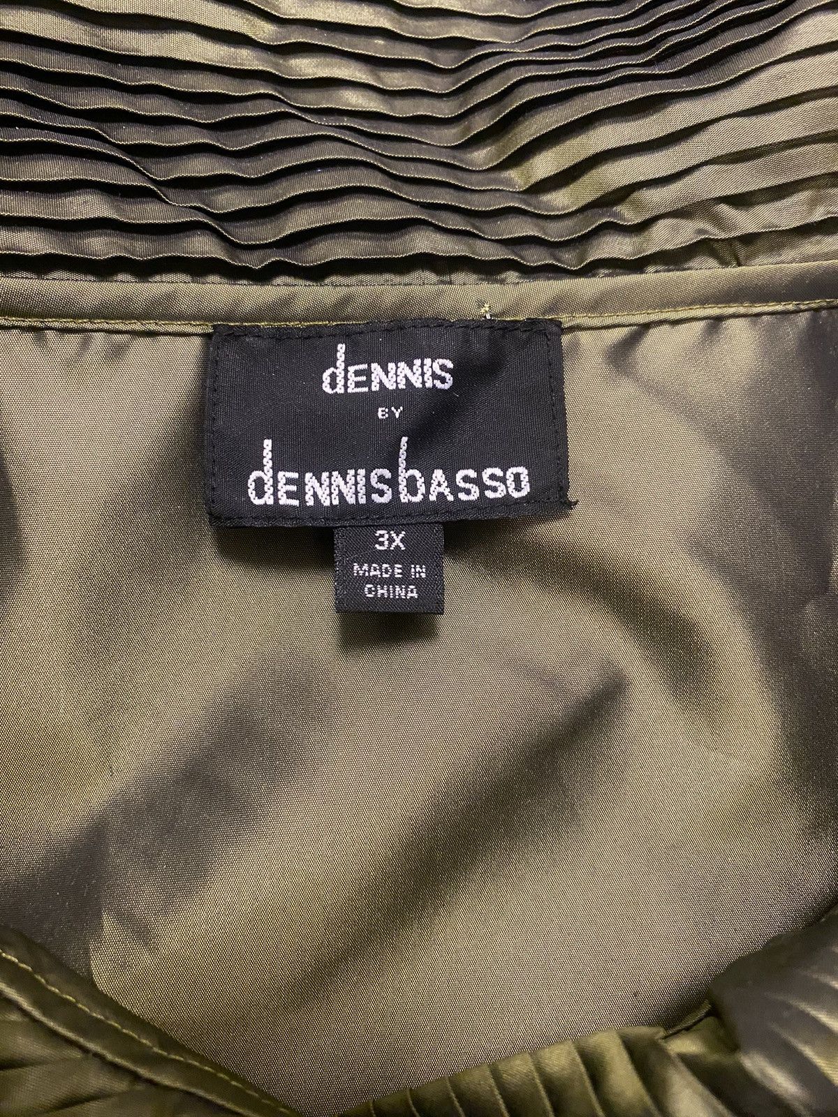 Designer Dennis Basso Green/Yellow Jacket Size 3XL / US 20-22 - 7 Thumbnail