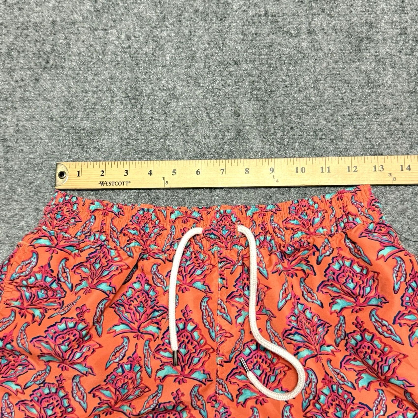 Polo Ralph Lauren VINTAGE Polo Ralph Lauren Swim Shorts Trunks Mens S Orange Lined 100% Polyester Polo Pony Beach Classic Logo Size US S / EU 44-46 / 1 - 7 Thumbnail