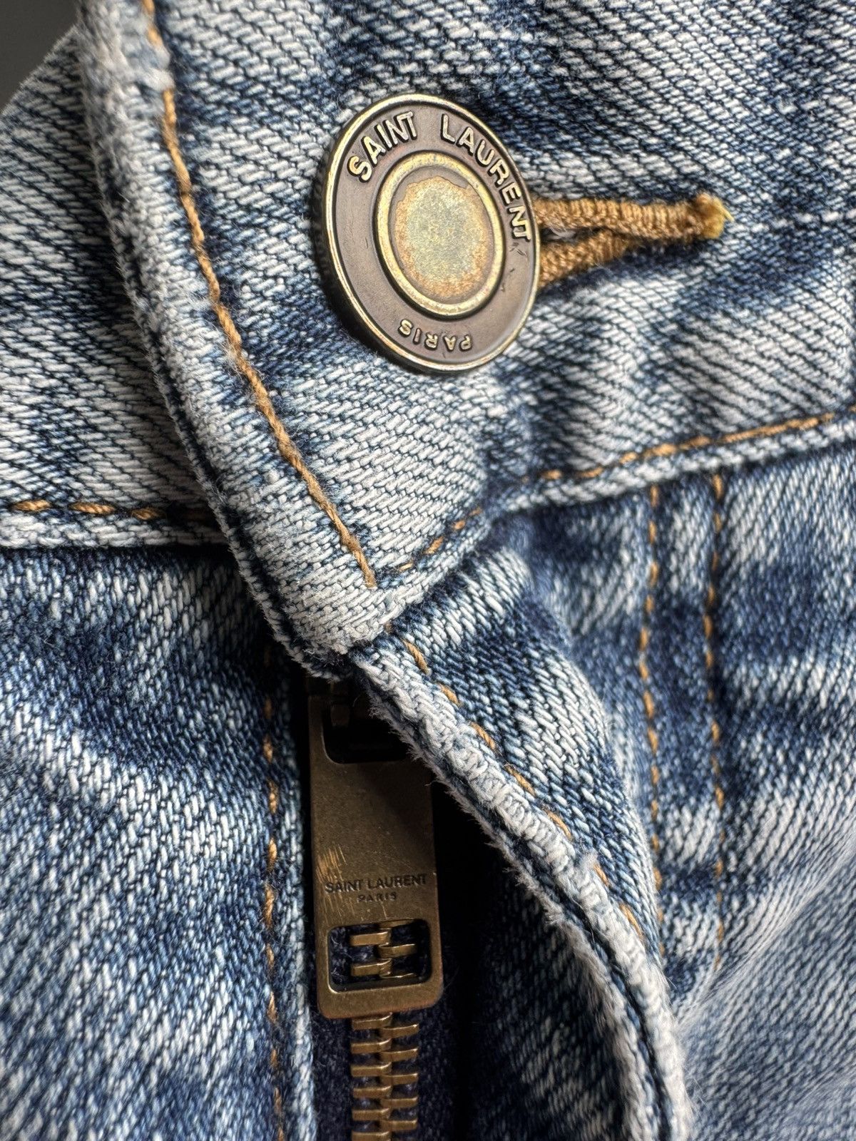 Saint Laurent Paris 👖SAINT LAURENT Hedi Slimane Size US 32 / EU 48 - 3 Thumbnail