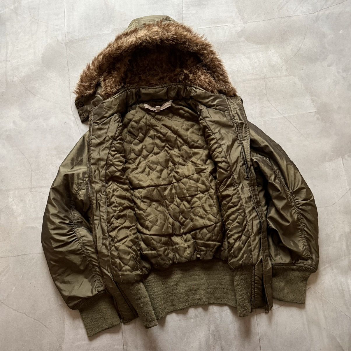 If Six Was Nine Military Bomber Jacket Fur LGB If Six Was Nine Vibe Y2K Size L / US 10 / IT 46 - 8 Thumbnail