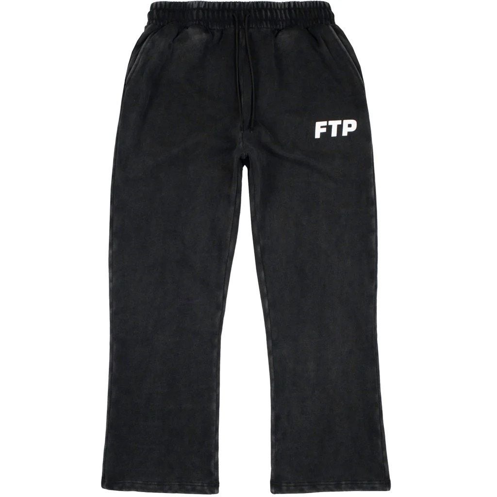 Fuck The Population FTP Overdyed Logo Sweatpants – Size XL (Black) – As Pictured Size US 30 / EU 46 - 1 Thumbnail