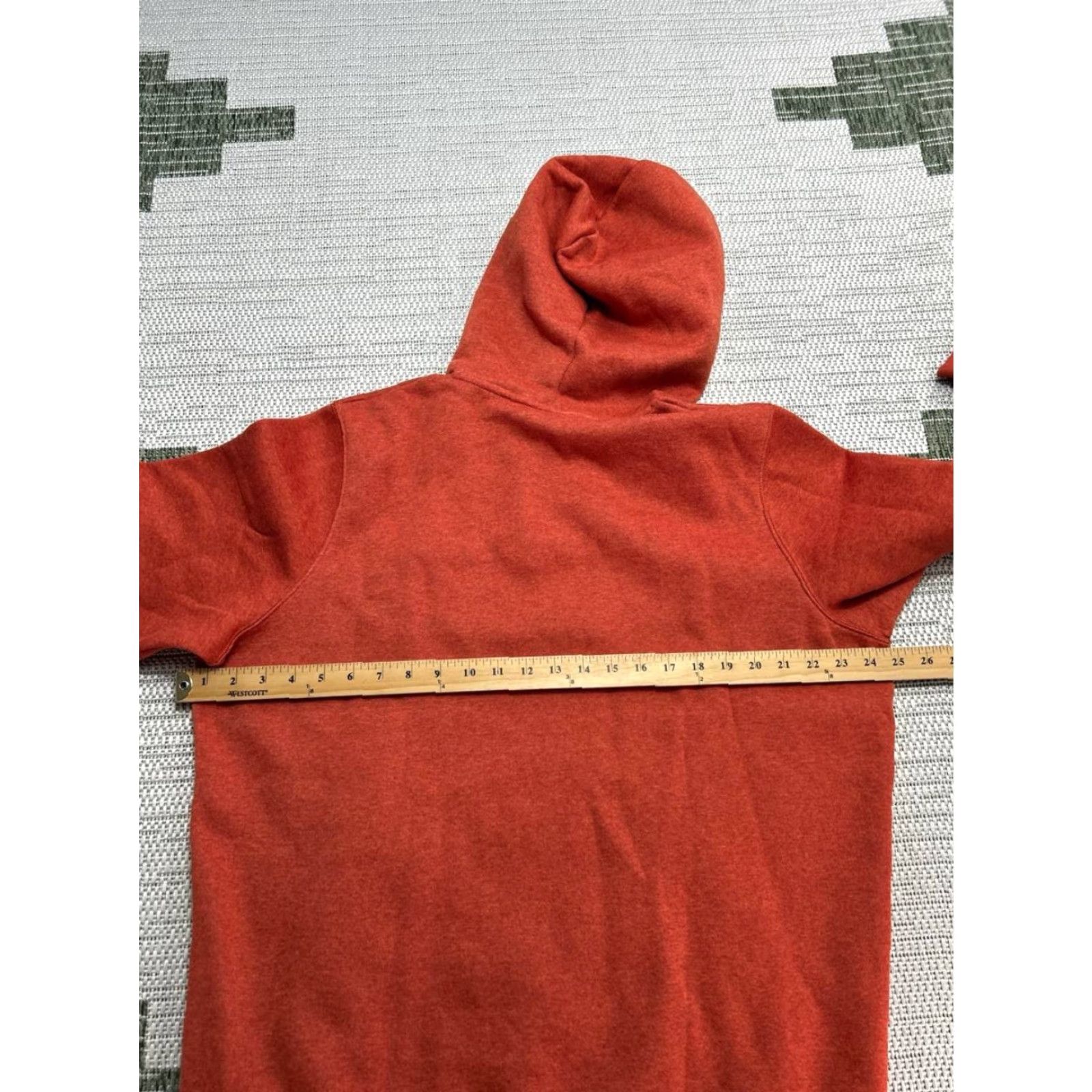 Under Armour Under Armour Hoodie Mens Large Orange Heathered Fleece Lined Cotton Embroidered Size US L / EU 52-54 / 3 - 6 Thumbnail