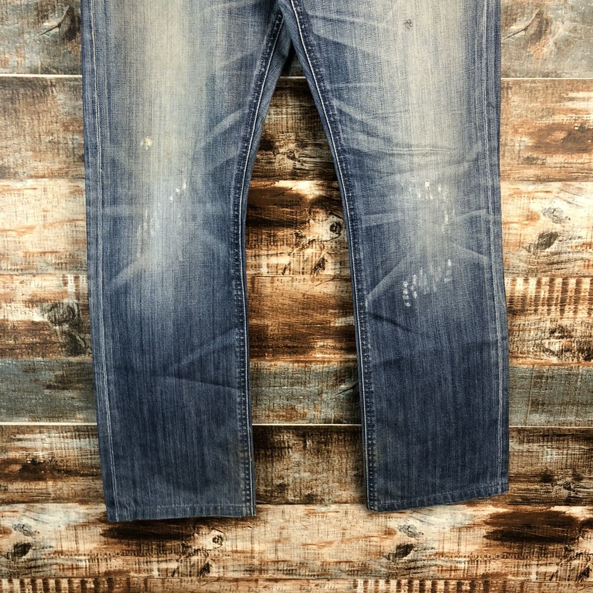 Burberry DLL Burberry Blue Distressed Denim Pants #C252 Size US 29 - 6 Thumbnail
