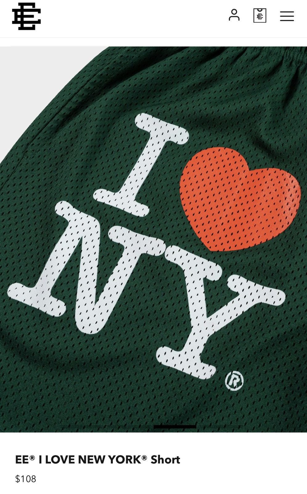 Eric Emanuel Eric Emanuel I Love New York Shorts Large Size US 34 / EU 50 - 10 Thumbnail
