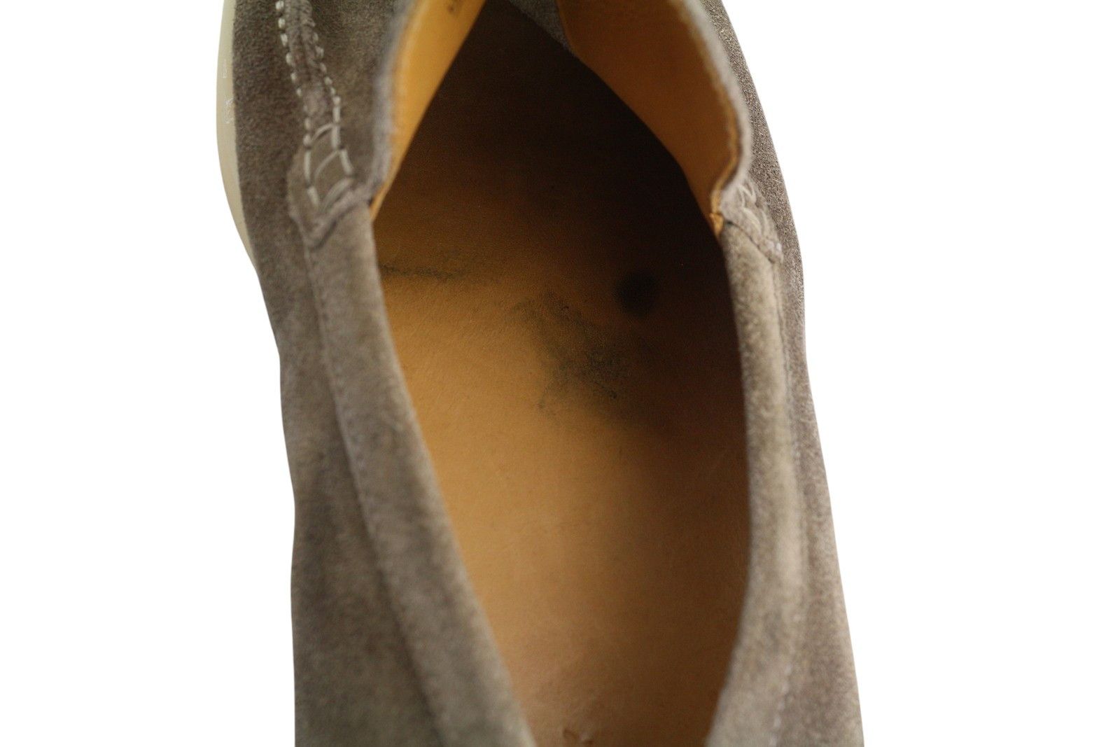 Suitsupply EU44 Grey Suede Leather Almond Toe Slip On Shoes 83570 Size US 11 / EU 44 - 11 Thumbnail
